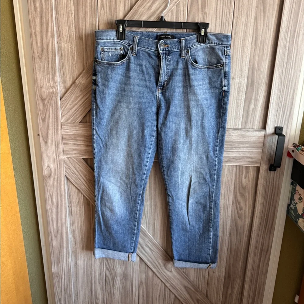 Banana Republic Factory Classic Blue Denim girlfriend Jeans